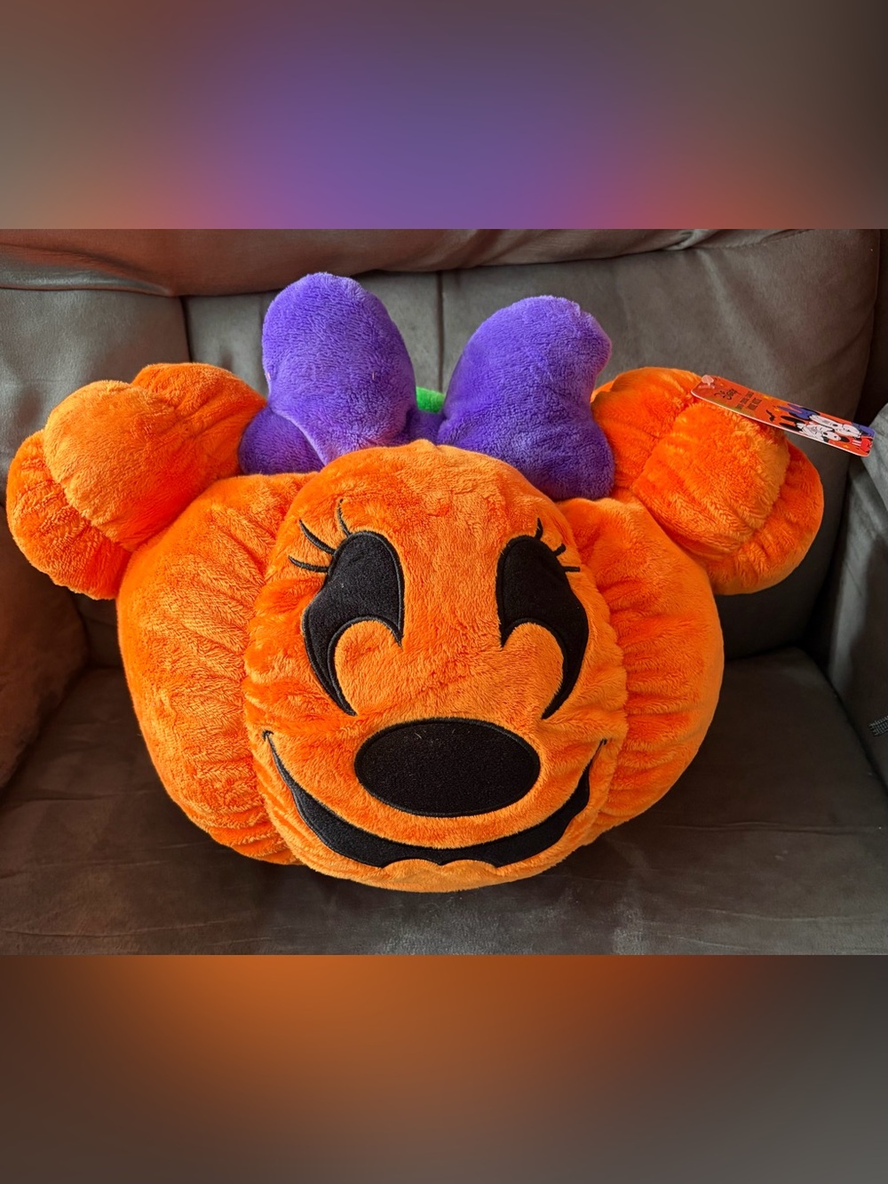 Disney Halloween Minnie Mouse Large Plush NWT